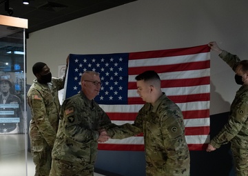 SSG Parker Reenlistment Ceremony
