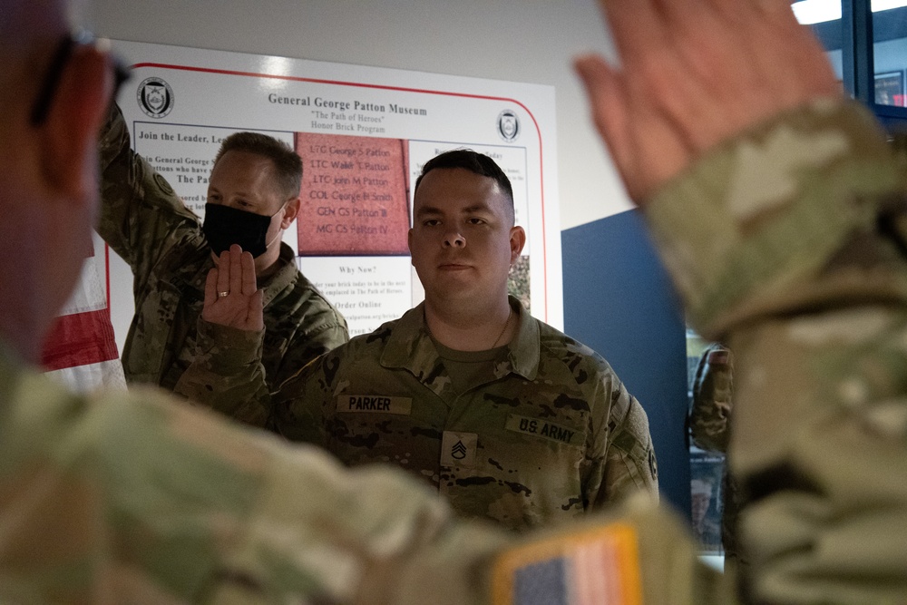 SSG Parker Reenlistment Ceremony SSG Parker Reenlistment Ceremony