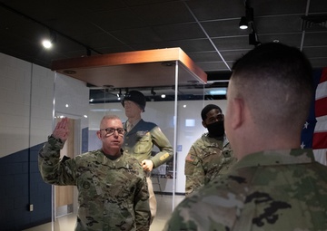 SSG Parker Reenlistment Ceremony
