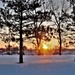 January sunrise at Fort McCoy