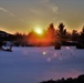 January sunrise at Fort McCoy