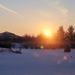 January sunrise at Fort McCoy