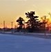 January sunrise at Fort McCoy