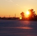 January sunrise at Fort McCoy