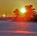 January sunrise at Fort McCoy
