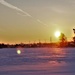 January sunrise at Fort McCoy