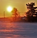 January sunrise at Fort McCoy