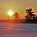 January sunrise at Fort McCoy