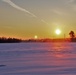 January sunrise at Fort McCoy