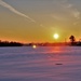 January sunrise at Fort McCoy