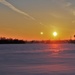 January sunrise at Fort McCoy