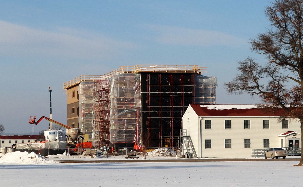 Construction of new barracks at Fort McCoy