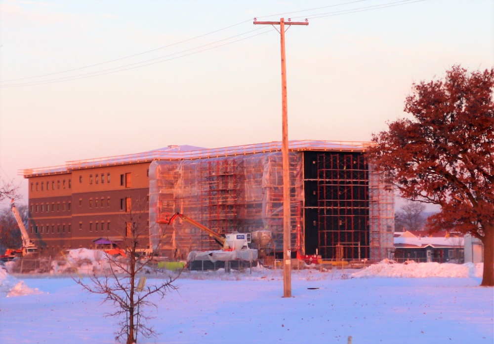 Construction of new barracks at Fort McCoy