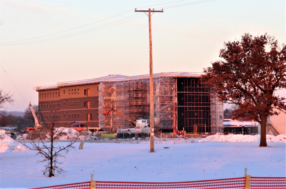 Construction of new barracks at Fort McCoy