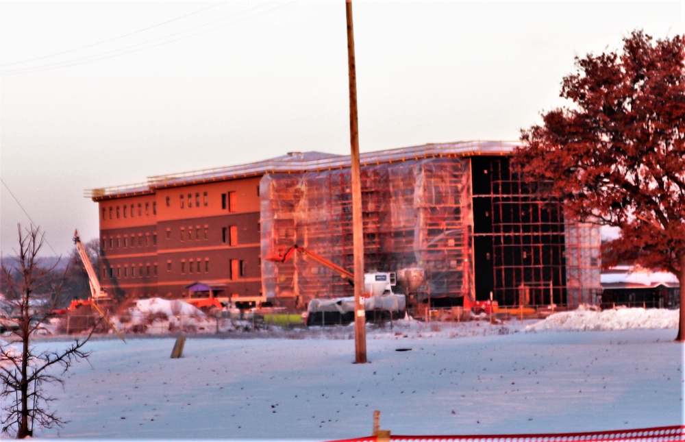 Construction of new barracks at Fort McCoy