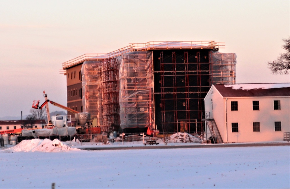 Construction of new barracks at Fort McCoy