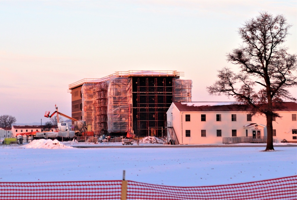 Construction of new barracks at Fort McCoy