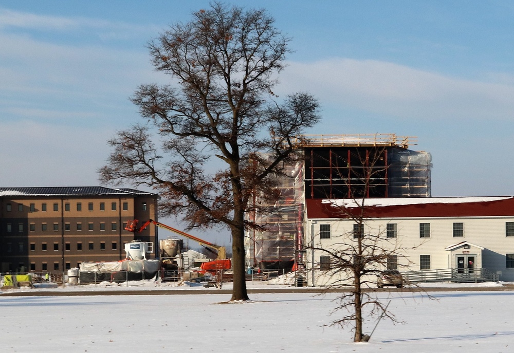 Construction of new barracks at Fort McCoy