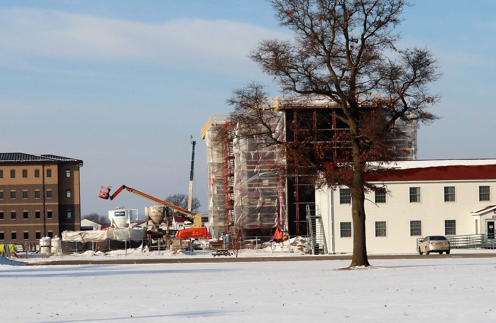 Construction of new barracks at Fort McCoy