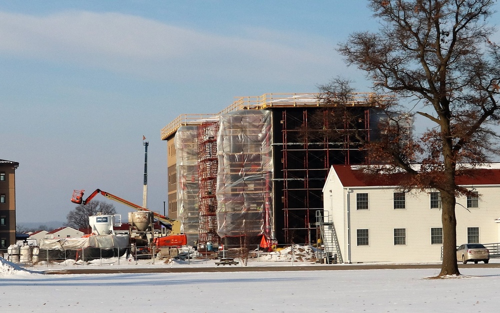 Construction of new barracks at Fort McCoy