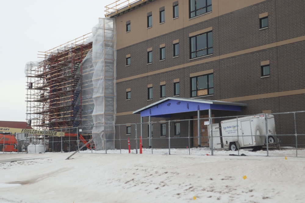 Construction of new barracks at Fort McCoy