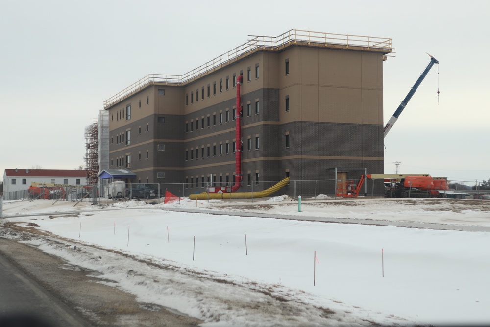 Construction of new barracks at Fort McCoy