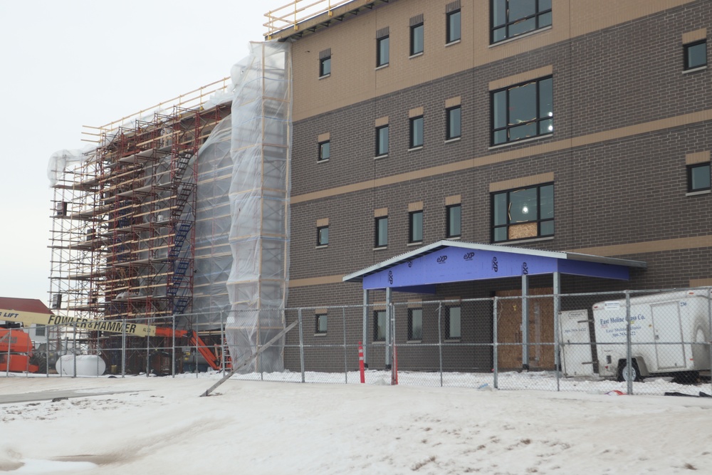 Construction of new barracks at Fort McCoy