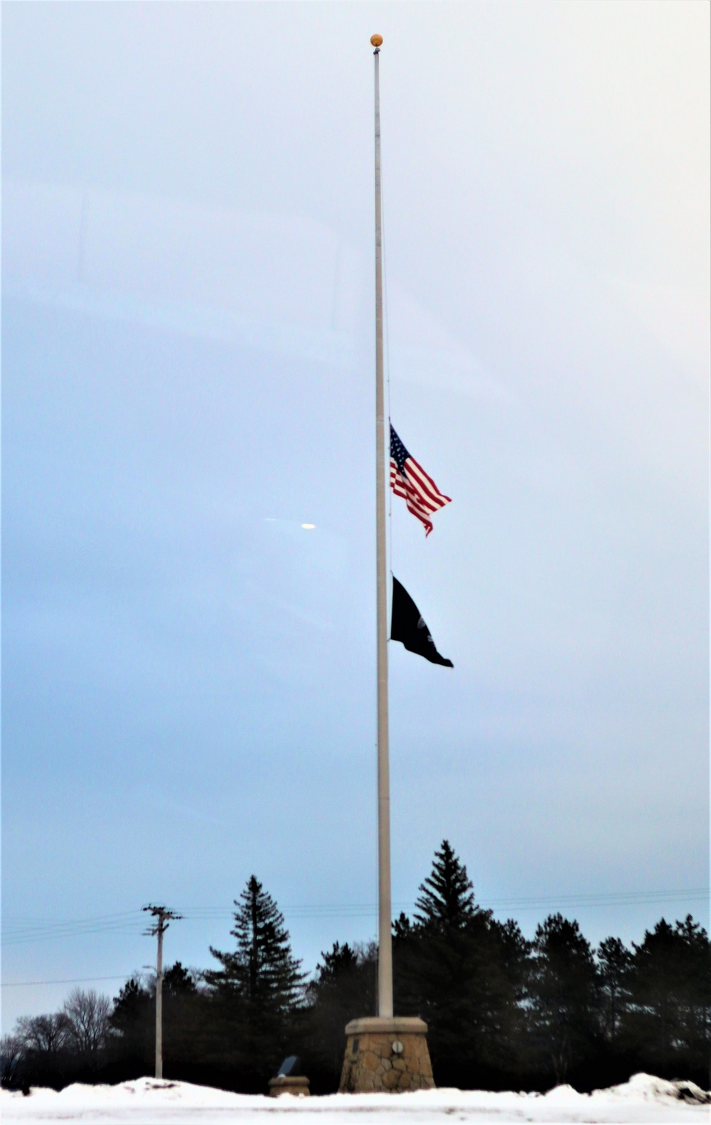 DVIDS Images U.S. flag at halfstaff at Fort McCoy [Image 1 of 4]