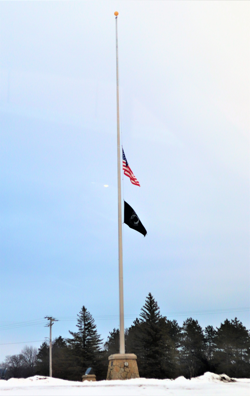 DVIDS Images U.S. flag at halfstaff at Fort McCoy [Image 3 of 4]