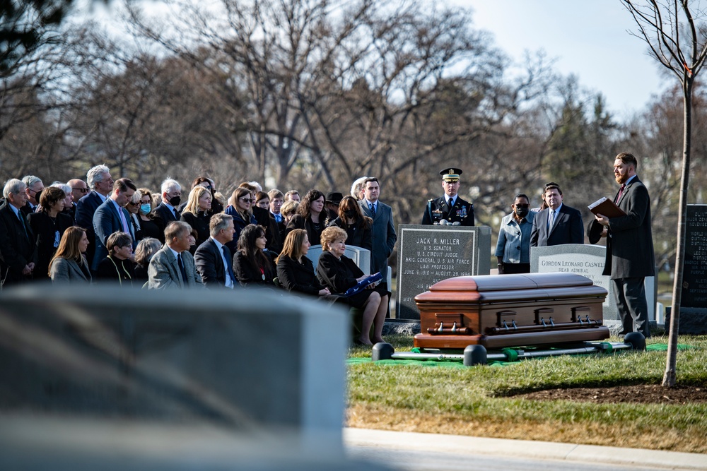 Military Funeral Honors with Funeral Escort are Conducted for Former Sen. Robert Dole in Section 4