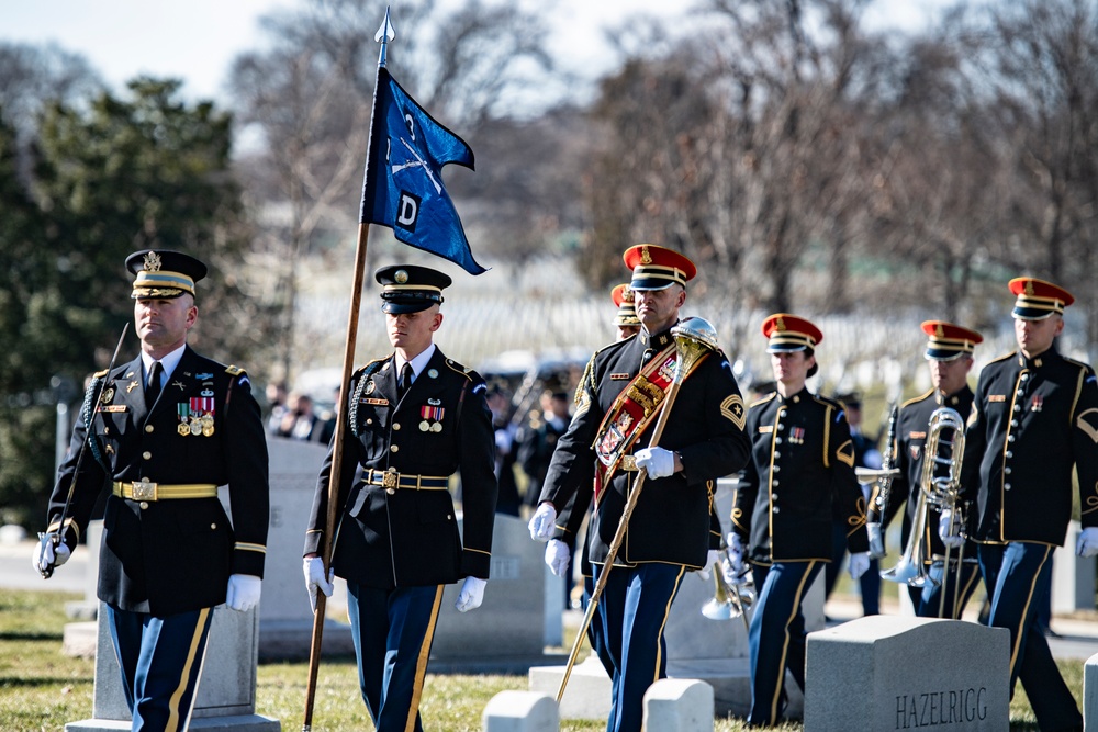 Military Funeral Honors with Funeral Escort are Conducted for Former Sen. Robert Dole in Section 4