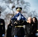 Military Funeral Honors with Funeral Escort are Conducted for Former Sen. Robert Dole in Section 4