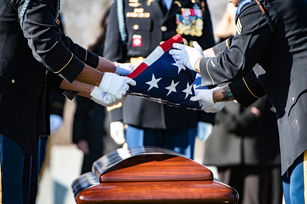 Military Funeral Honors with Funeral Escort are Conducted for Former Sen. Robert Dole in Section 4