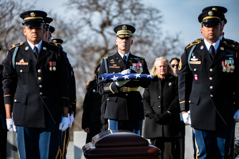 Military Funeral Honors with Funeral Escort are Conducted for Former Sen. Robert Dole in Section 4