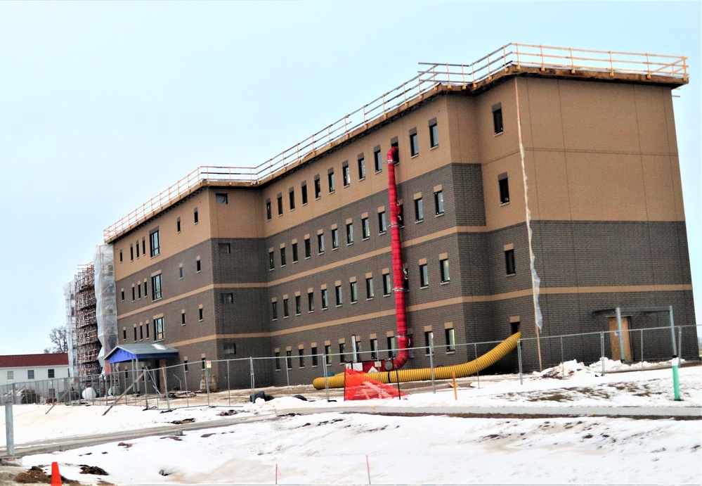 Construction of new barracks at Fort McCoy