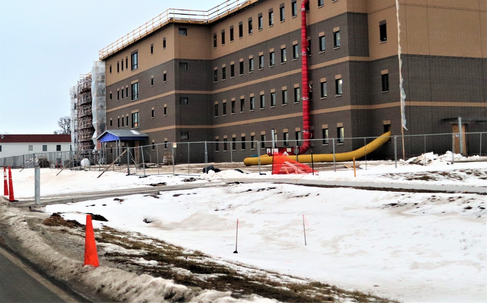 Construction of new barracks at Fort McCoy