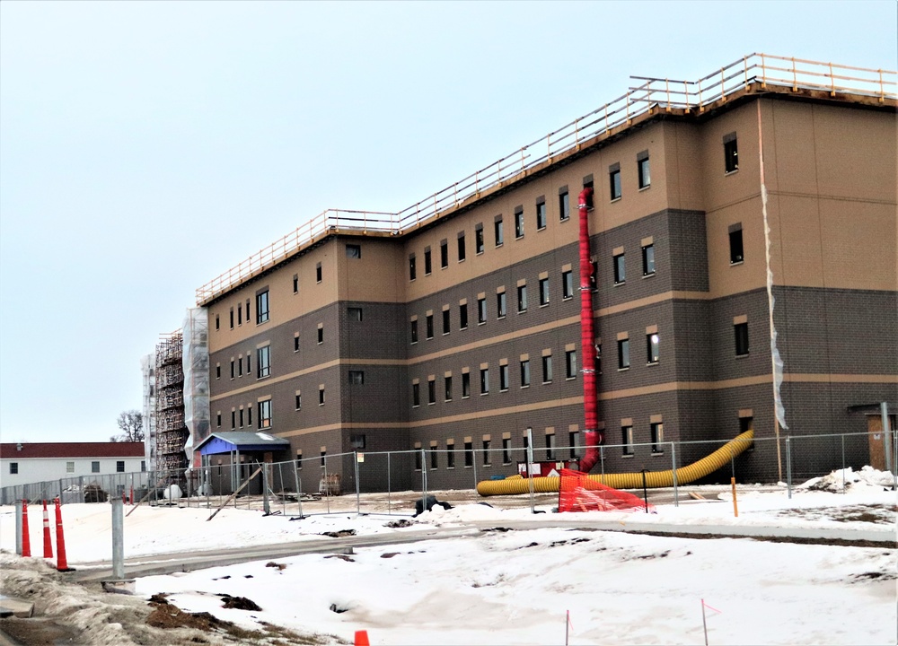 Construction of new barracks at Fort McCoy