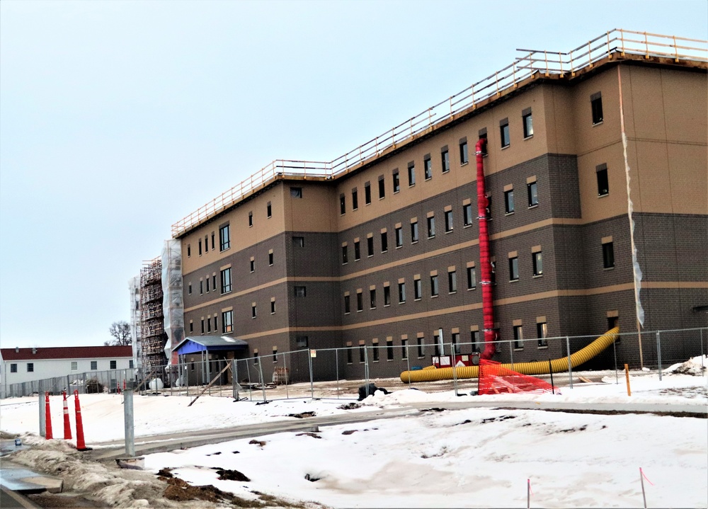 Construction of new barracks at Fort McCoy