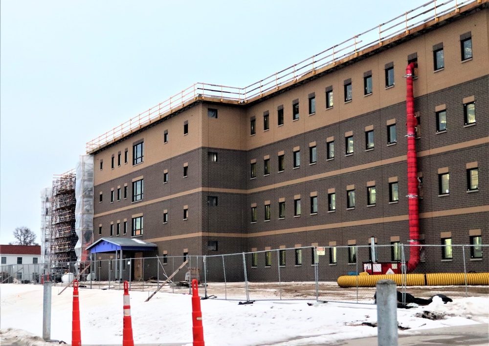 Construction of new barracks at Fort McCoy