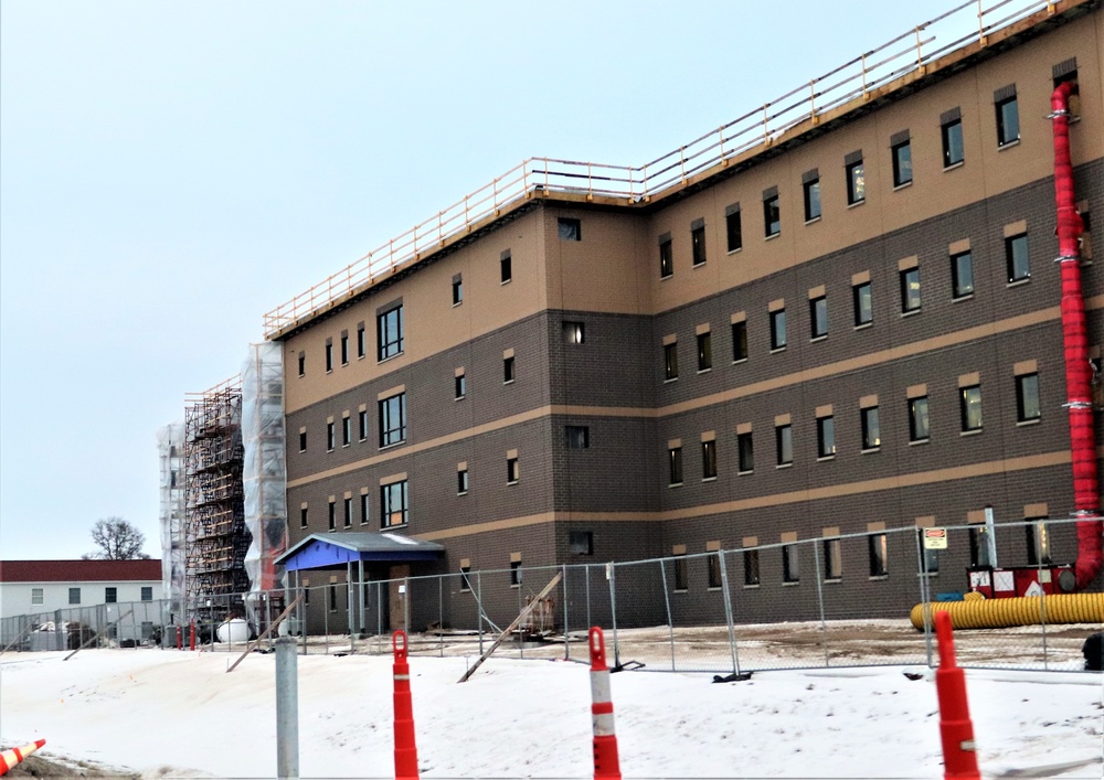 Construction of new barracks at Fort McCoy