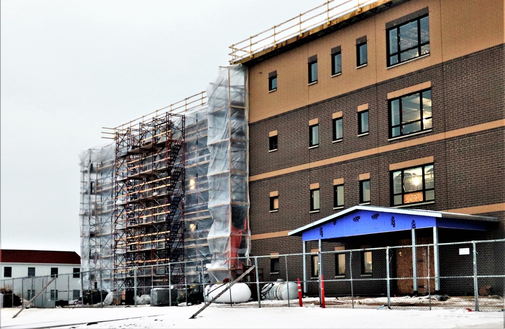 Construction of new barracks at Fort McCoy