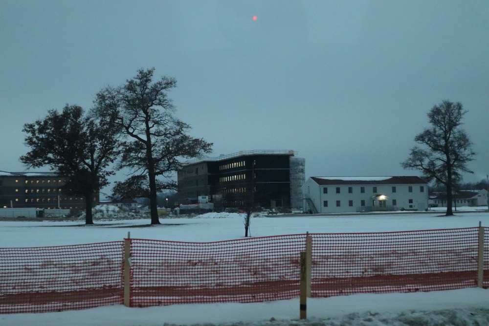 Construction of new barracks at Fort McCoy