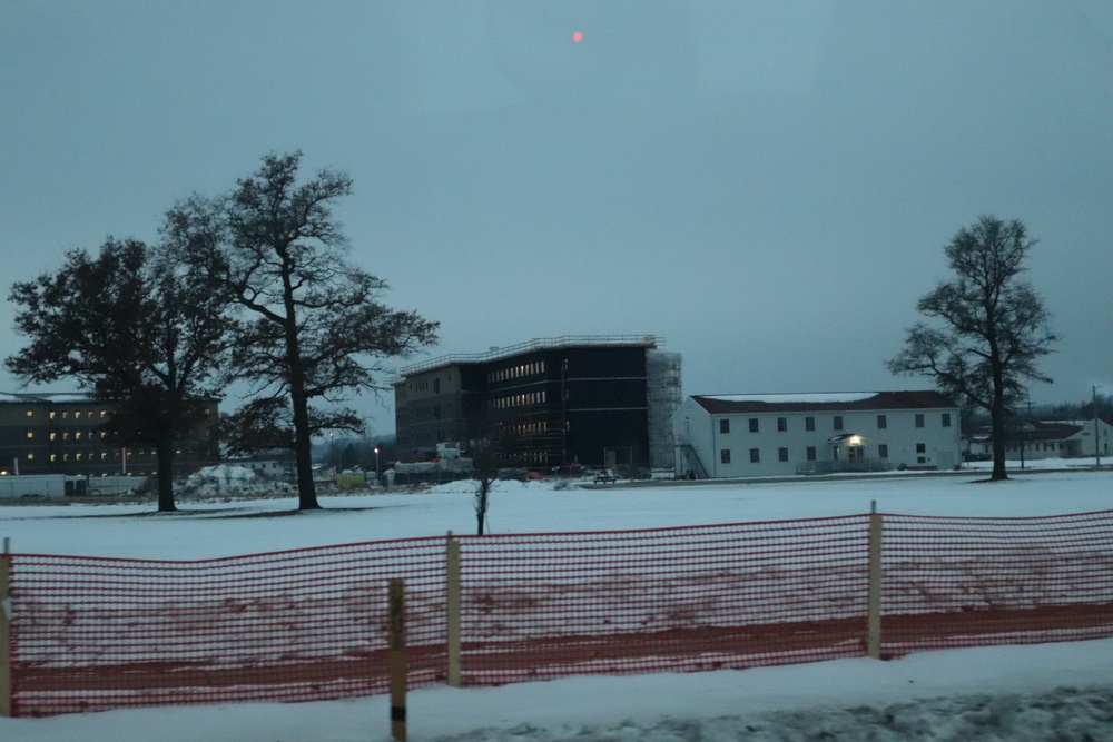 Construction of new barracks at Fort McCoy