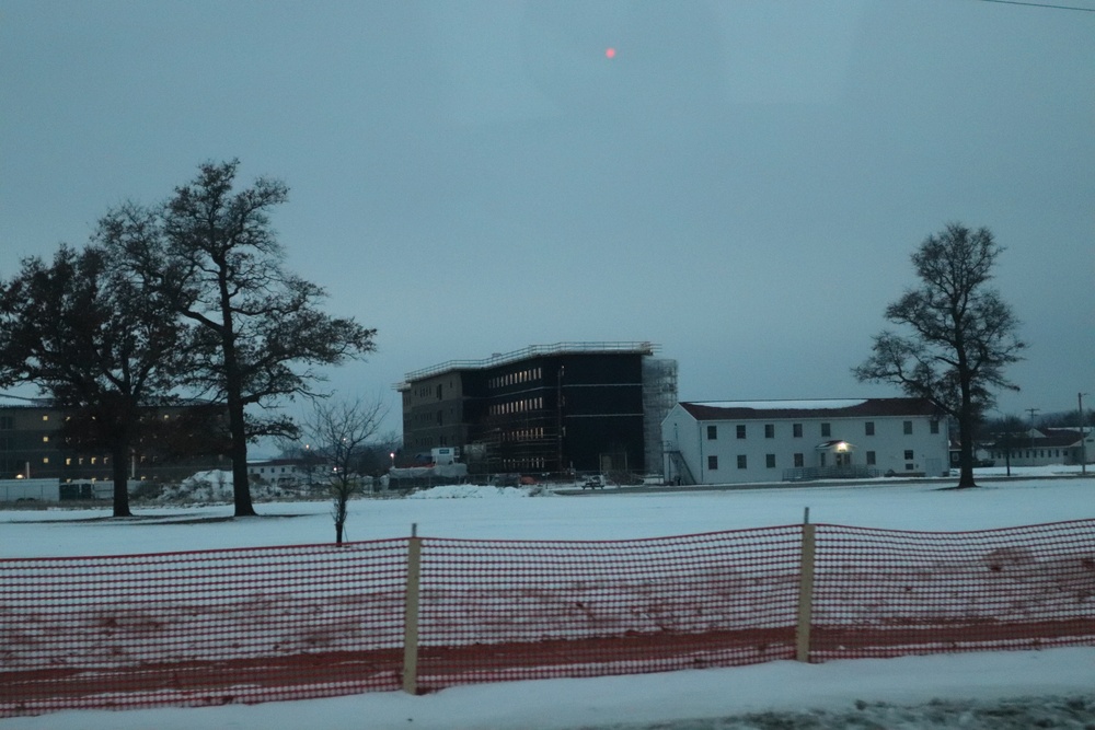 Construction of new barracks at Fort McCoy