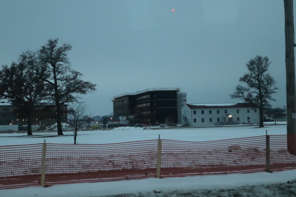 Construction of new barracks at Fort McCoy