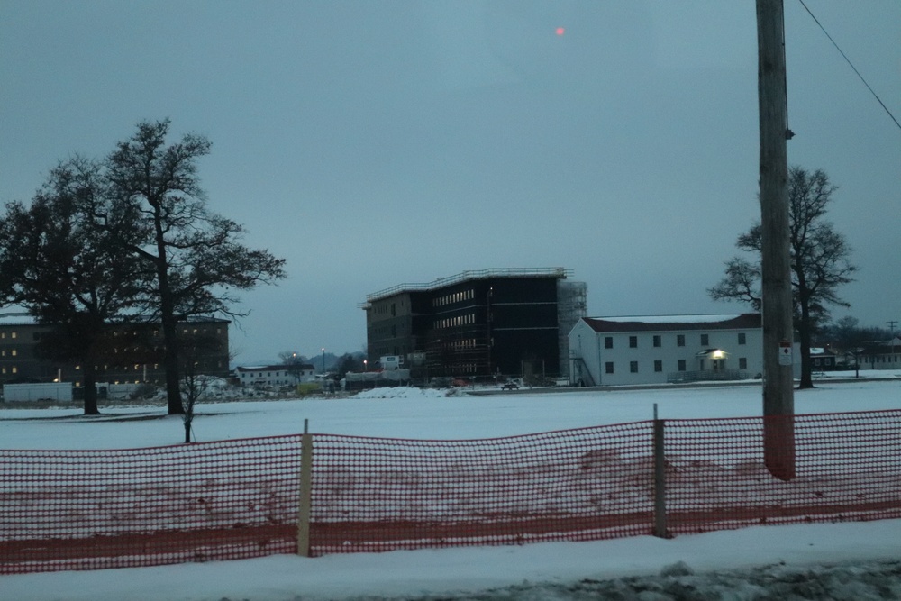 Construction of new barracks at Fort McCoy