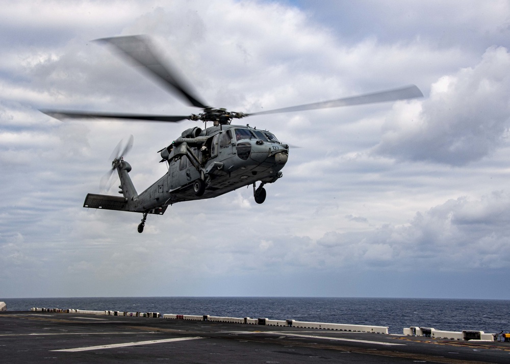 USS America Conducts Flight Ops