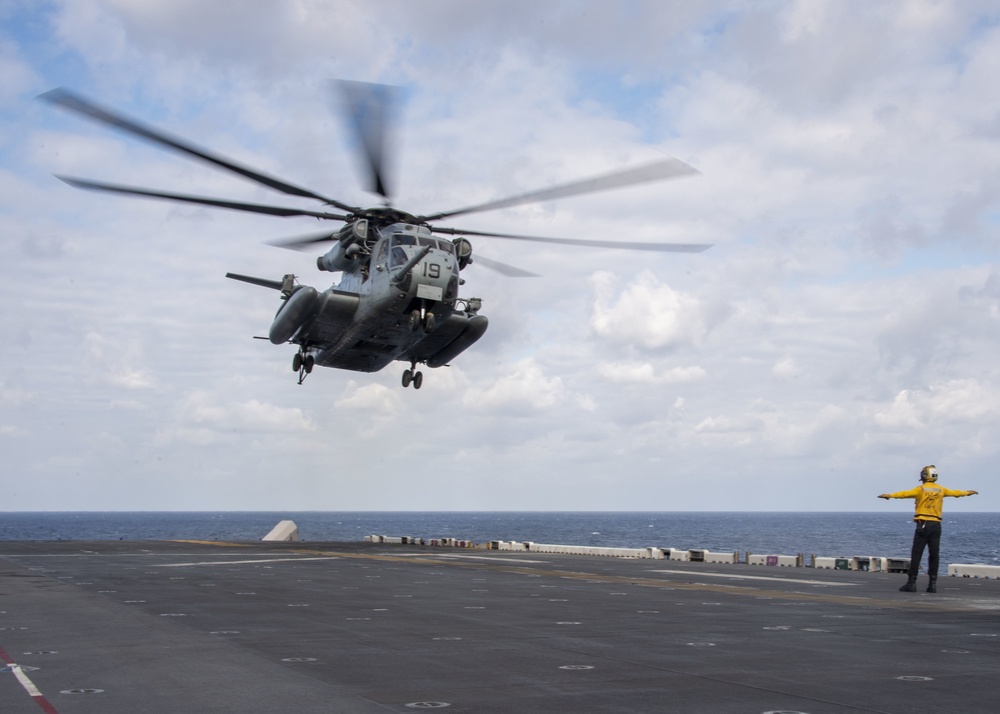 USS America Conducts Flight Ops