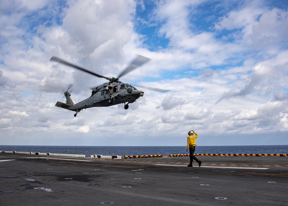 USS America Conducts Flight Ops