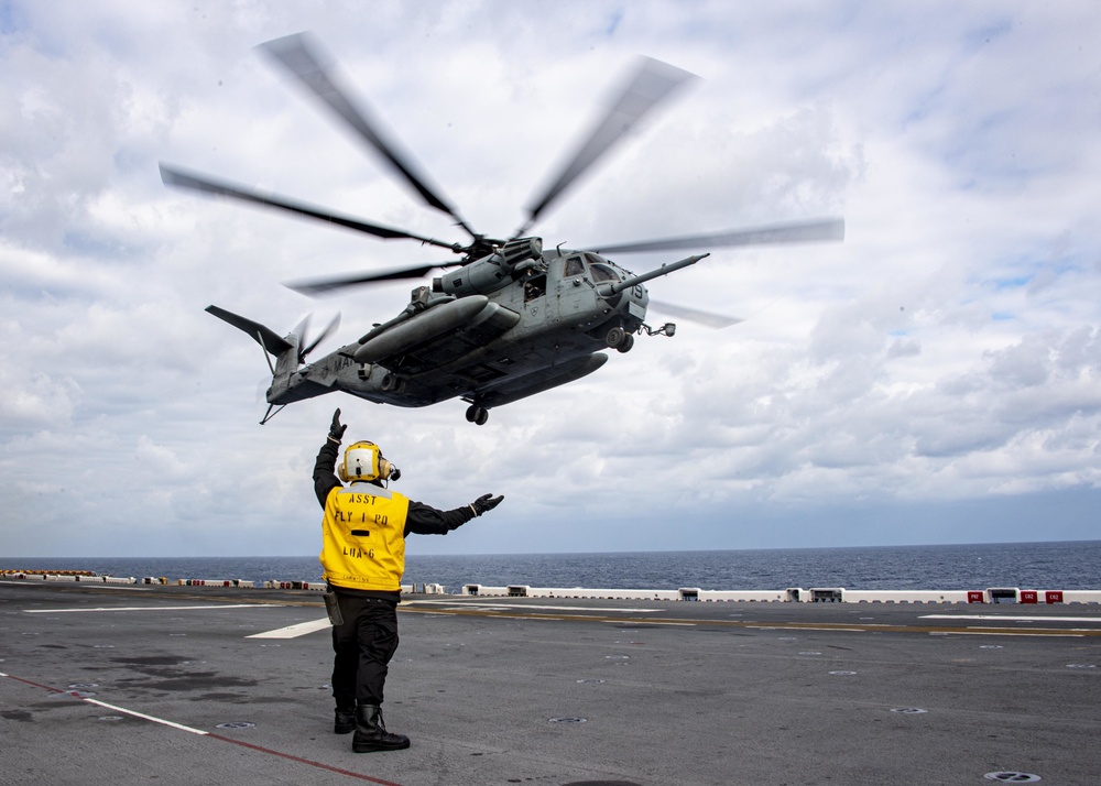 USS America Conducts Flight Ops